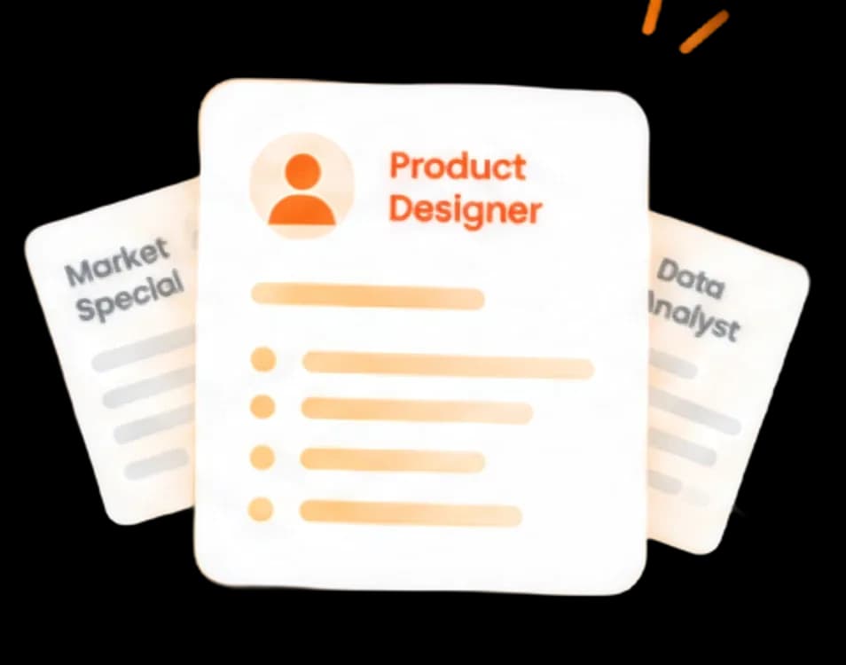 Resume version preview illustration
